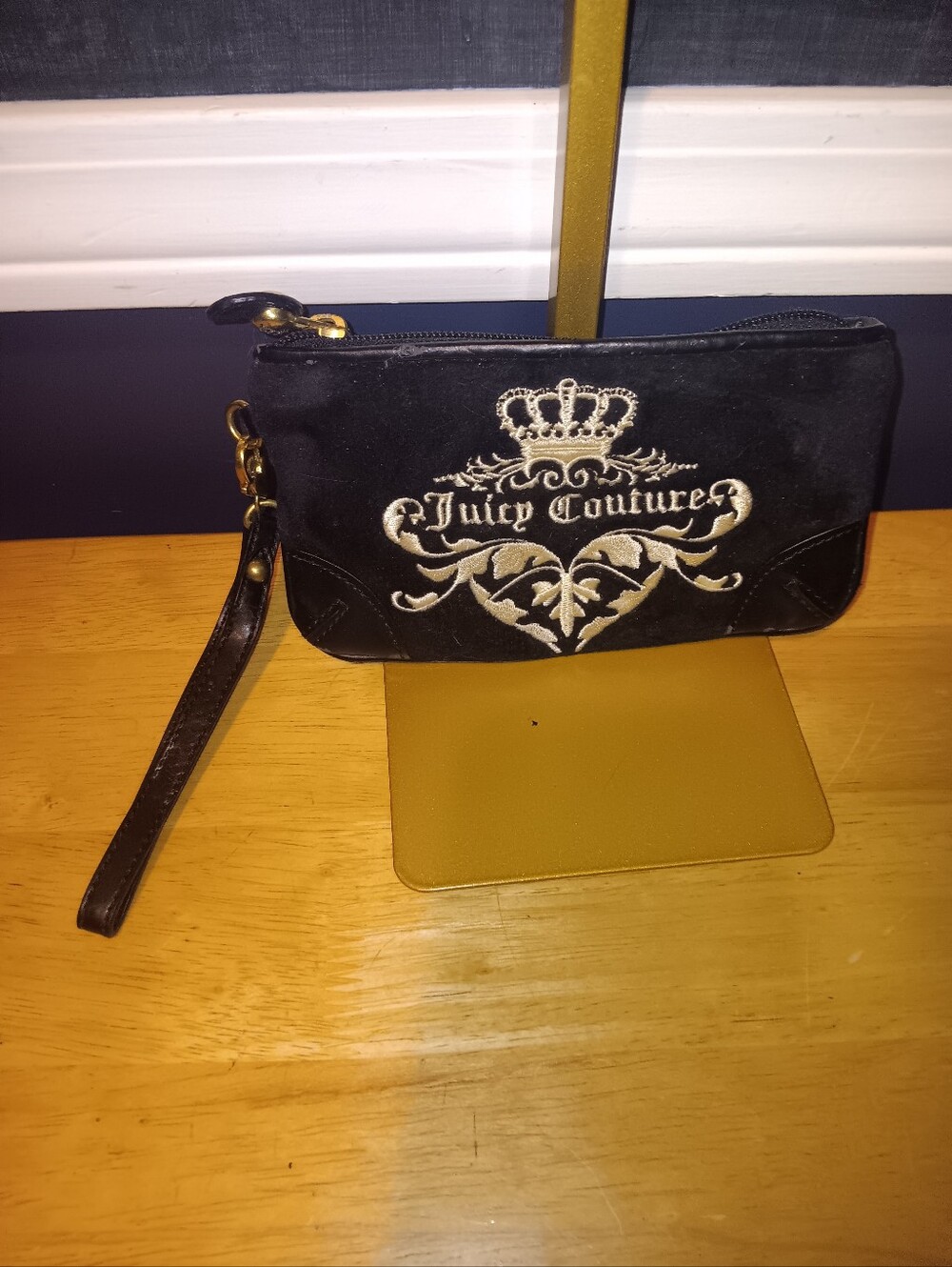 Juicy Couture Vintage Y2k Velour Wristlet